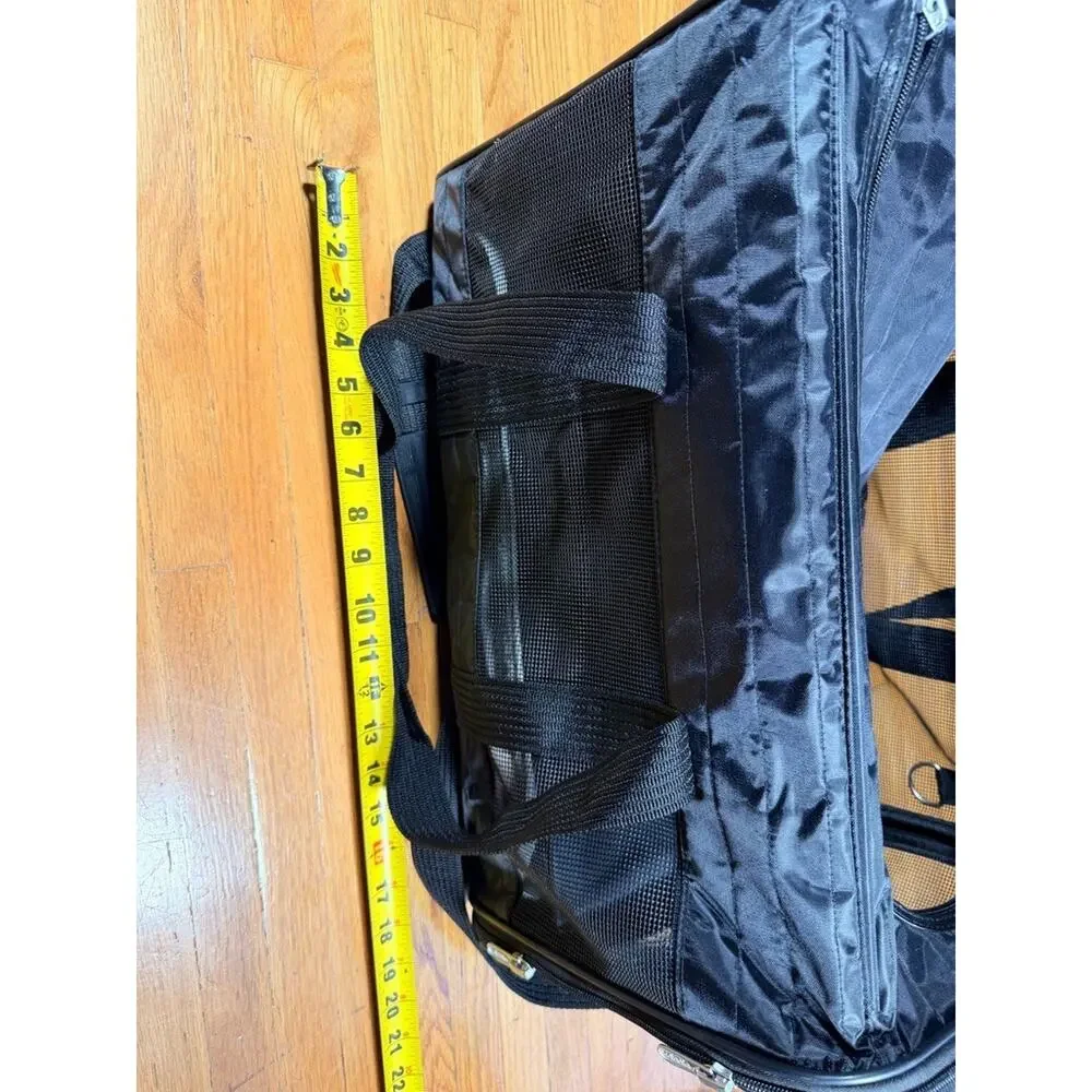 Sherpa Original Deluxe Large Black Soft-Sided Pet Carrier Dog Cat Travel Bag